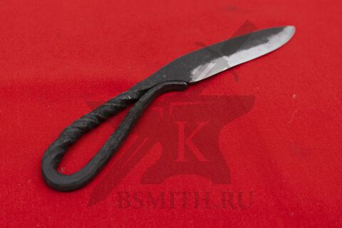 Нож новгородский малый вариант 2, 65Г, фото 1