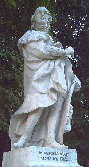 Статуя Фердинанда IV в Мадриде