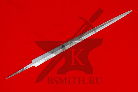 Клинок готического меча укороченный полированный