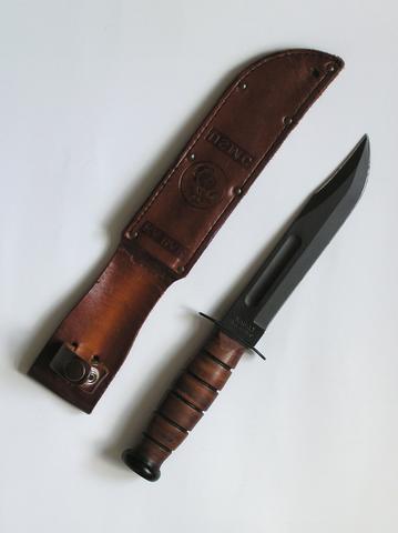KA-BAR, стандартный боевой нож Корпуса морской пехоты США во время и после Второй мировой войны