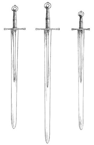 Иллюстрация мечей типа XIII