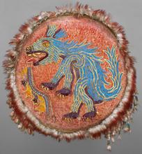 Щит чимали, принадлежащий ацтекскому королю Ахуизотлю. Музей этнологии Вены, Австрия