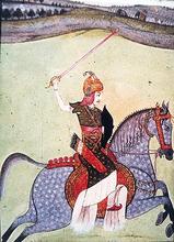 Маратха Пешва Баджи Рао с мечом фиранги