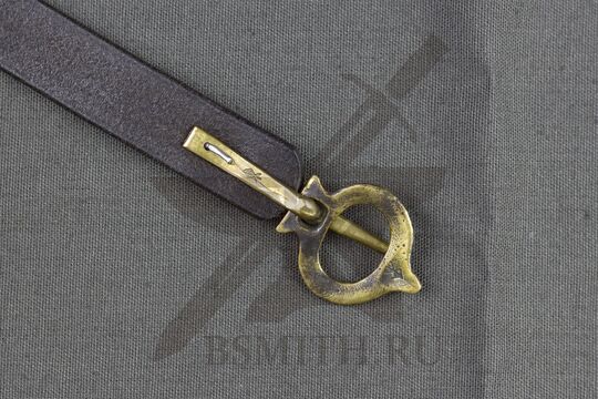 Ремень, Готланд, 11-12 век, пряжка крупно с обратной стороны