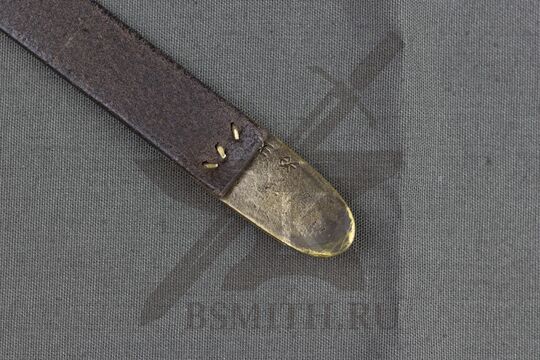 Ремень, Англия, 10-11 век, хвостовик крупно с обратной стороны
