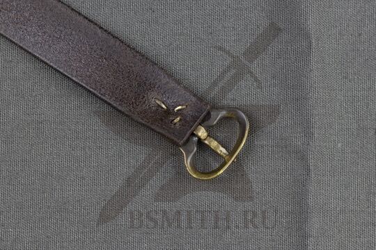 Ремень, Новгород, Русь, 11 век, пряжка крупно с обратной стороны