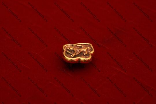 Поясная накладка, монголы, 13-14 век, фото 2