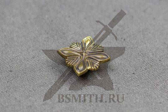 Поясная накладка, Шестовицы, 10-11 век, вид сбоку