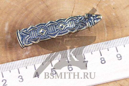 Хвостовик для ремня, Борре, 10 век, размеры