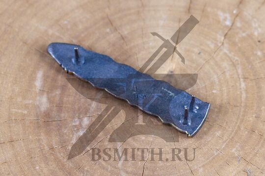 Хвостовик для ремня, Борре, 10 век, вид с обратной стороны
