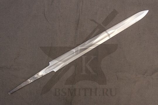 Клинок кинжала с долом полированный