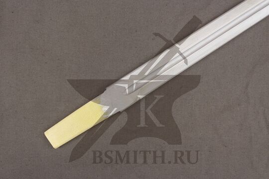 Клинок текстолитовый 80/90 см, узкий, хвостовик крупно