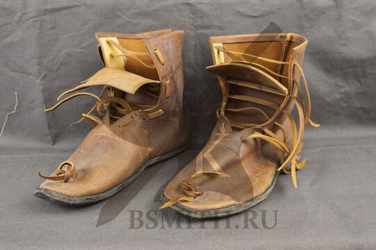 Ботинки средневековые для ИСБ, коричневые