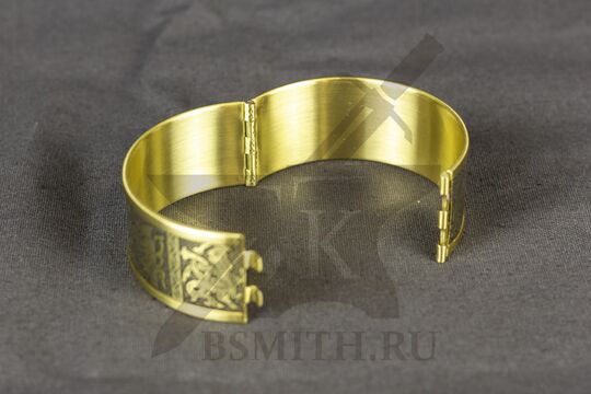 Браслет створчатый узкий "Скоморохи", фото 3