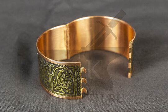 Створчатый средний браслет "Сретенский" комбинированный, фото 3