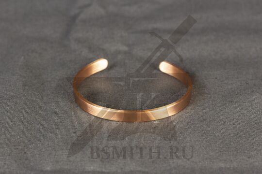 Браслет медный глянцевый