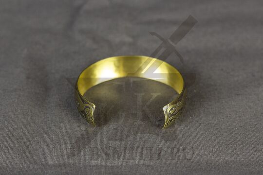 Браслет выпуклый средний "Кельтские собаки", фото 3