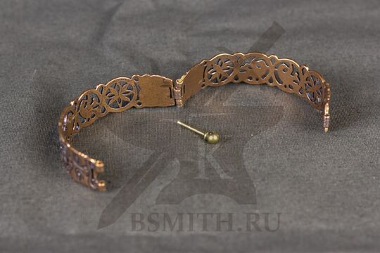 Браслет прорезной "Львиные маски", фото 3