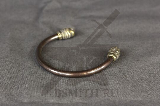 Браслет скифский «Львы» тонированный, фото 3