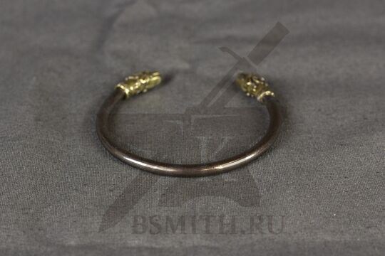 Браслет скифский «Волки» тонированный, фото 3