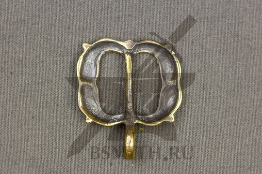 Пряжка портупеи (с петлей), Европа, 16-17 век, вид с обратной стороны