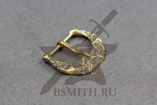 Пряжка, Норвегия, 10 век, вид сбоку