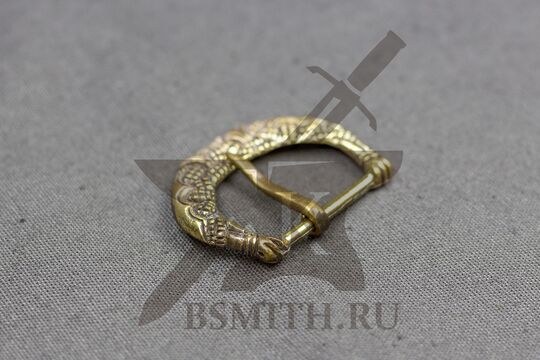 Пряжка, Норвегия, 10 век, вид сбоку, фото 2