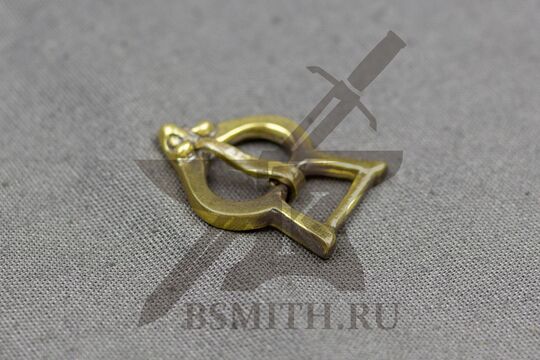 Пряжка, Англия (Ноттингемшир), 9 век, вид сбоку, фото 2