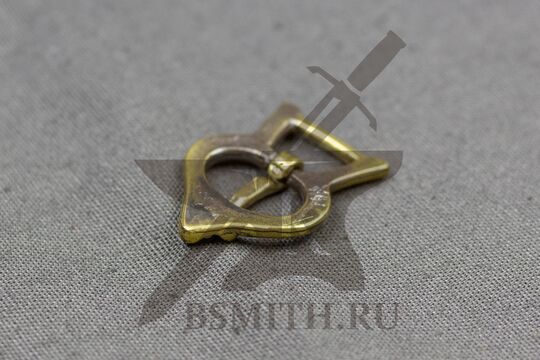 Пряжка, Англия (Ноттингемшир), 9 век, вид сбоку с обратной стороны, фото 2