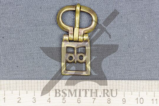 Пряжка, Византия, 6 век, размеры