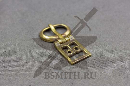 Пряжка, Византия, 6 век, вид сбоку, фото 2