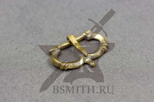 Пряжка, Европа, 14-15 век, вид сбоку