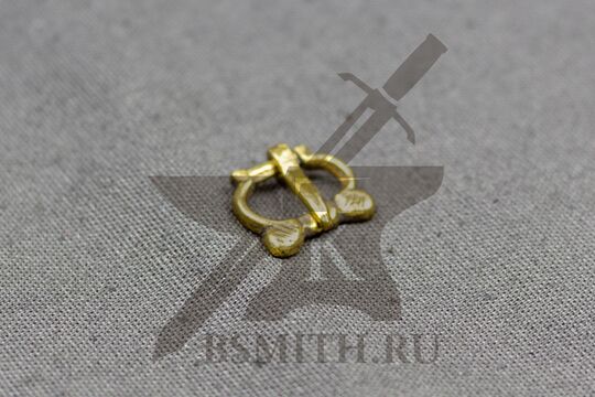 Пряжка, Западная Европа, 13-15 века, вид сбоку