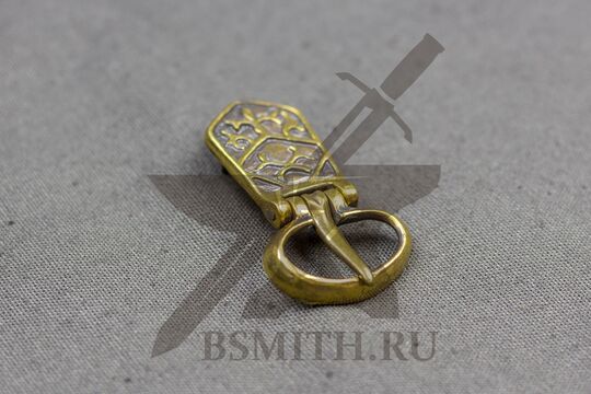 Пряжка, Русь, 10-12 век, вид сбоку