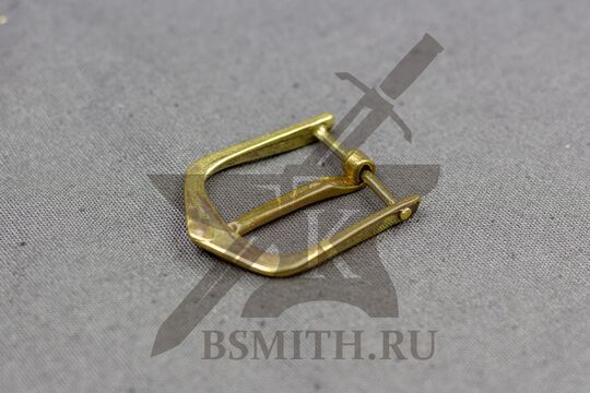 Пряжка, Готланд, балты, 11-12 века, вид сбоку с обратной стороны, фото 2