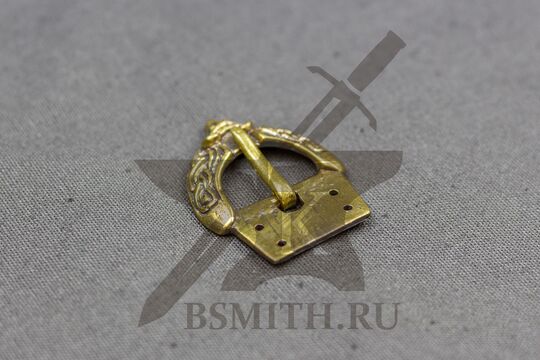 Пряжка, Бирка, 10 век, вид сбоку, фото 2