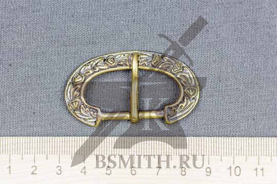 Пряжка, франки, 9-10 век, размеры