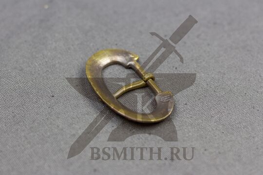 Пряжка, франки, 9-10 век, вид с обратной стороны, фото 2