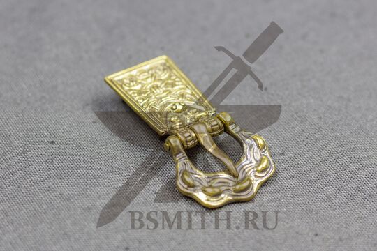Пряжка, Бирка, 9-10 век, вид сбоку