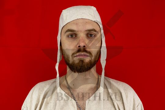 Каль, лен, вид спереди