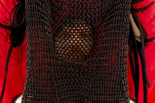 Койф 1.6х8 вороненый, круглое ожерелье, полотно крупно