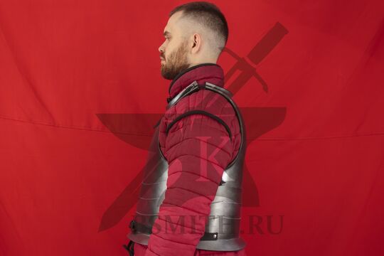 Кираса польская тип 2, пластик, вид сбоку