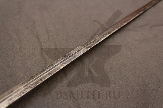 Шпага Елизаветинская образца 1740 года, состаренная, клинок крупно