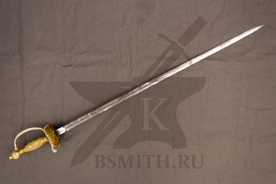 Шпага Елизаветинская образца 1740 года, состаренная