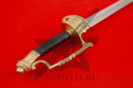 Шпага французская старших чинов обр.1812-1830 гг, эфес крупно со стороны навершия