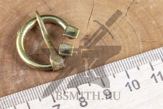Фибула, Русь, 10-11 век, размеры