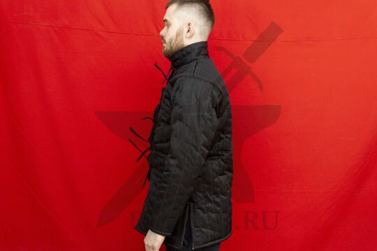 Стеганая куртка, 2 слоя, 80 см, грета, вид сбоку