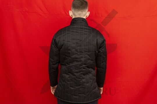Стеганая куртка, 2 слоя, 80 см, грета, вид со спины