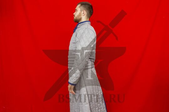 Стеганый дегель, 3 слоя, грета, вид сбоку