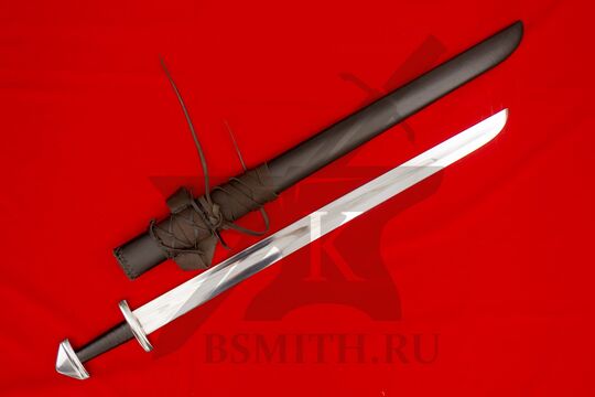 Каролинг тип H из Ларвика, однолезвийный, с ножнами